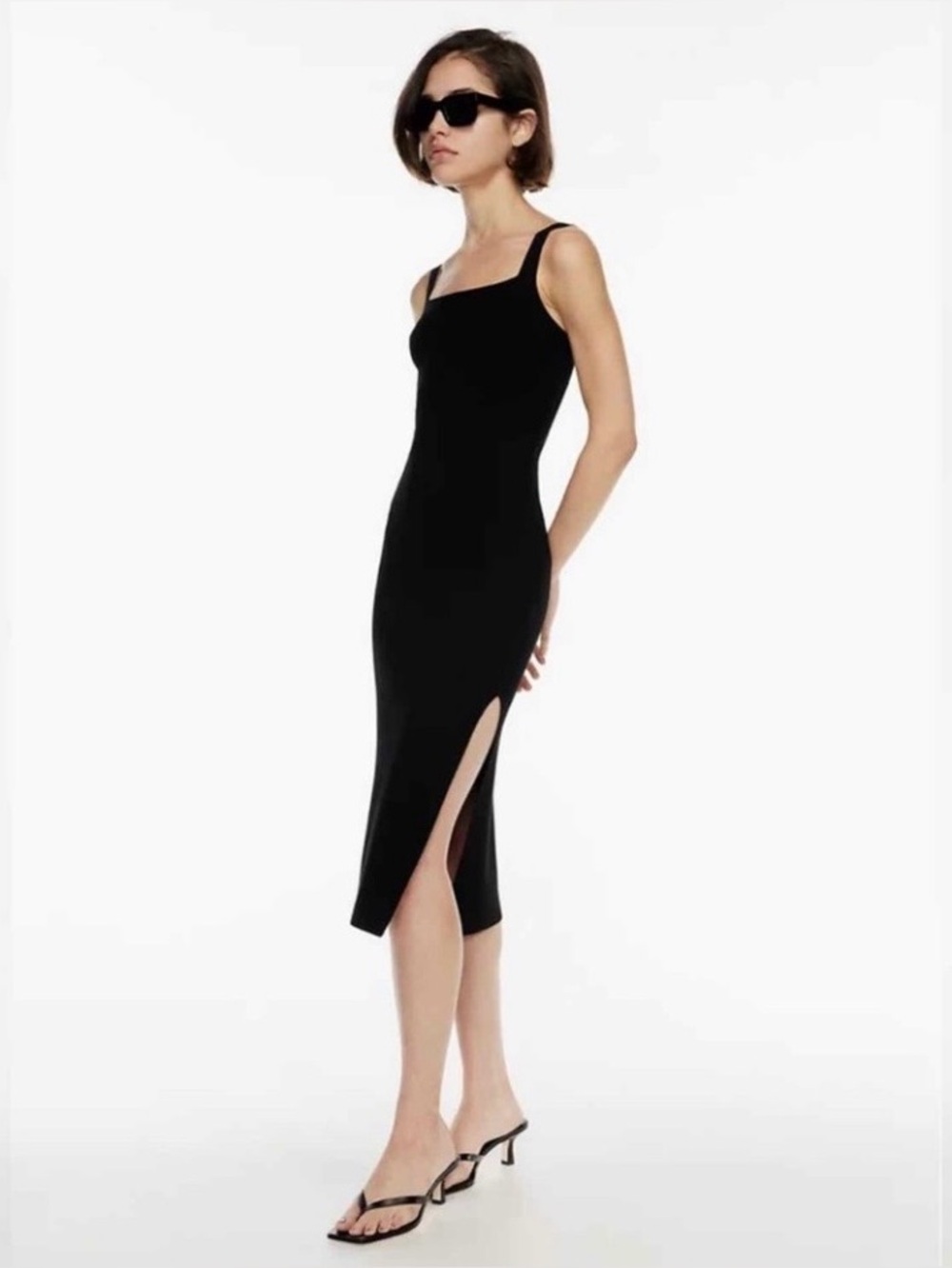 Aritzia Babaton Chase Dress (Black)